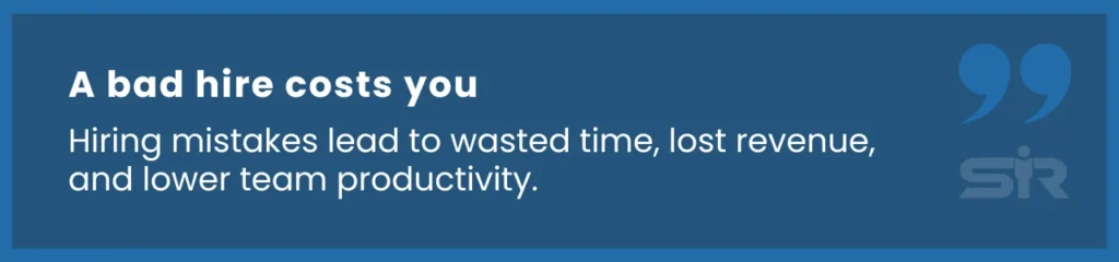 A bad hire can result in lost revenue, wasted time, and lower team productivity. Learn how IT expert recruiting helps avoid costly hiring mistakes.