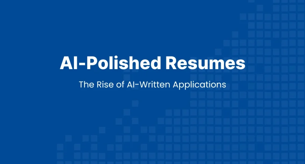 A professional hero banner showing a recruiter reviewing resumes on screen, representing STACK IT’s AI recruiting process and human-led candidate screening. The design highlights modern hiring tools and ethical automation in recruitment across Canada.