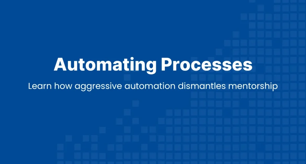 A digital visualization of the balance between workplace automation and organizational culture, illustrating how human insight and AI decision architecture drive tech team performance.