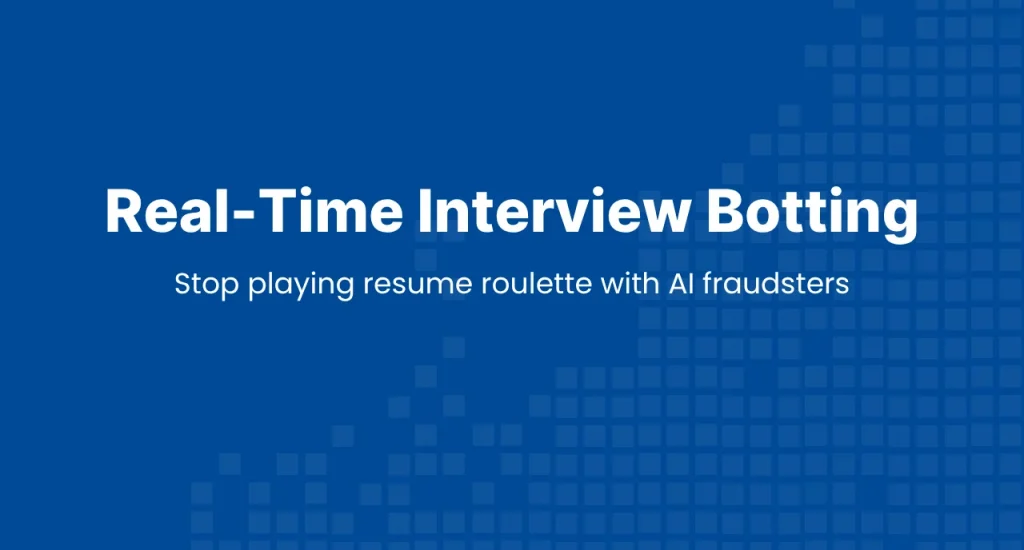 Technical recruiter using forensic AI detection tools to identify real-time interview botting and deepfake artifacts during a candidate vetting session.