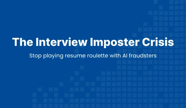 Forensic recruitment visualization for detecting AI hiring fraud and interview imposters during technical vetting.
